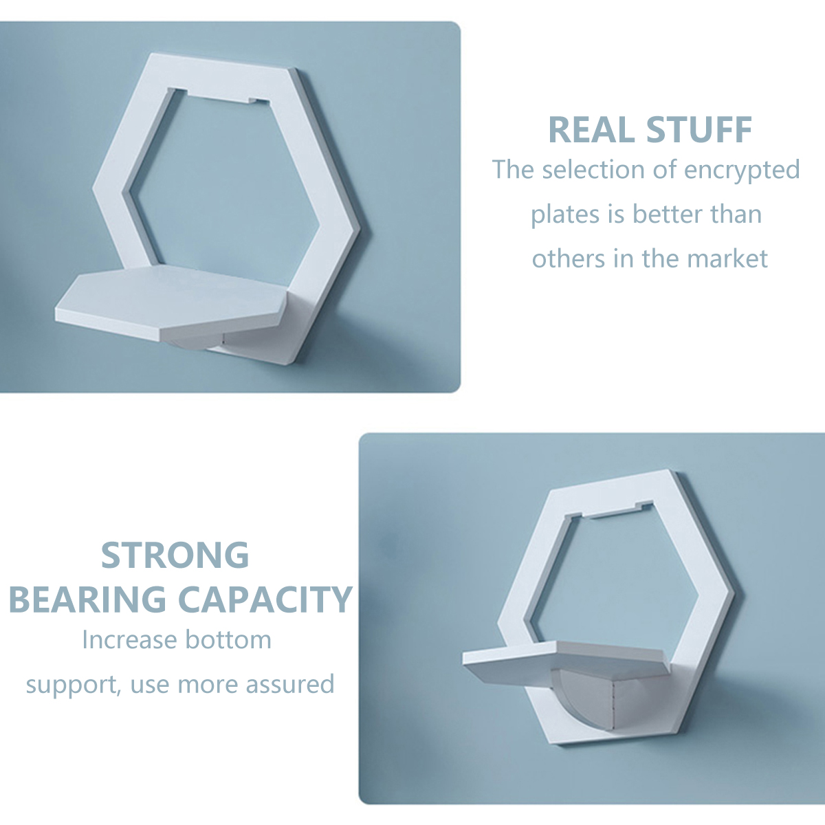 Punch Bedside Wall Display Stand Wall Mounted Decor - Image 4