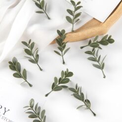 Artificial Leaf Accessories Decorative Flowers Wreath, 50 PCS