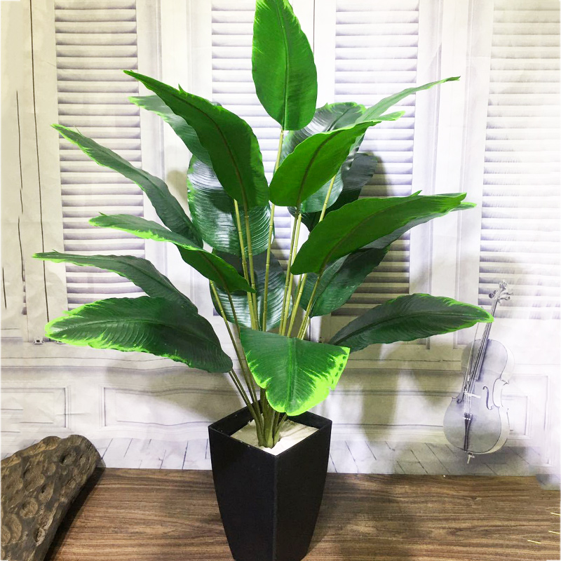 85cm 18 Heads Tropical Banana Artificial Plants - Image 3