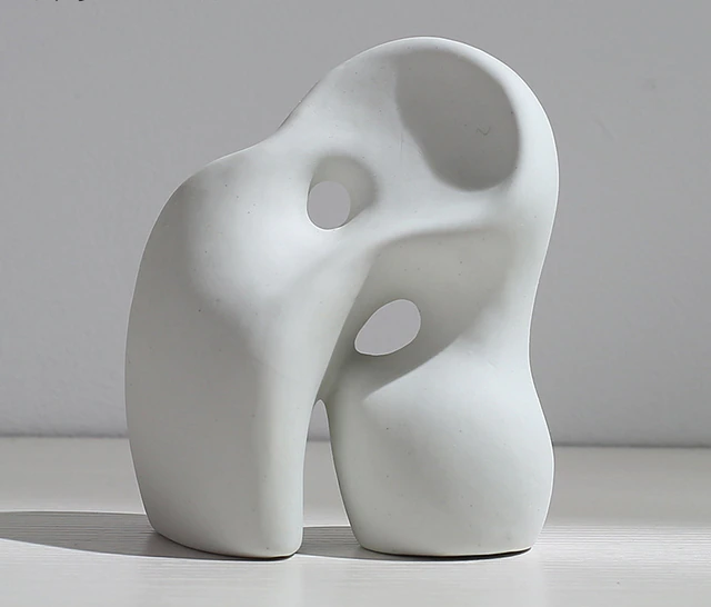 Abstract Art Ceramic Vase Nordic Minimalist Decoration, A-SH - Image 3