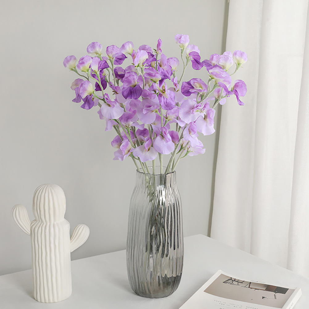 Artificial Flower Bouquet Silk Sweet Pea Artificial Plant