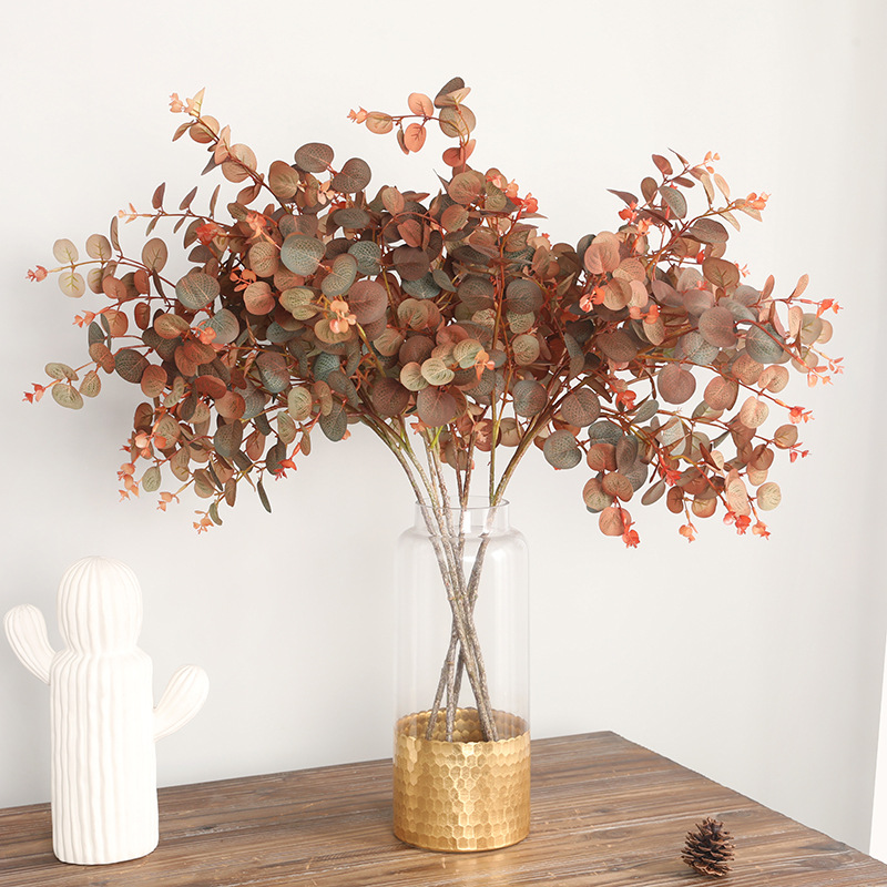 Luxury Plants Leaves Eucalyptus Silk Artificial Flowers