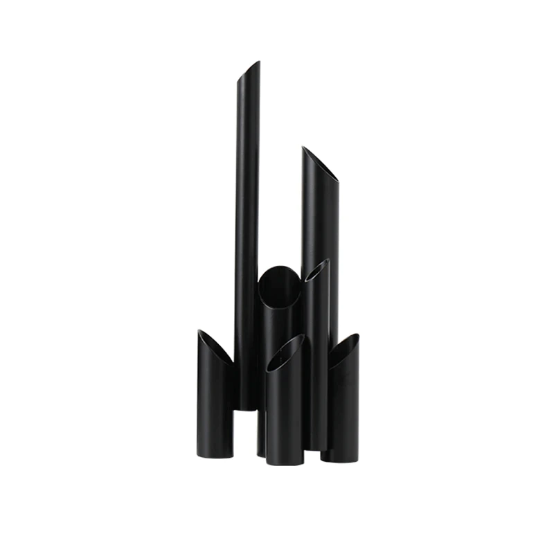 Modern Nordic Vase Minimalist Flower Pot Black