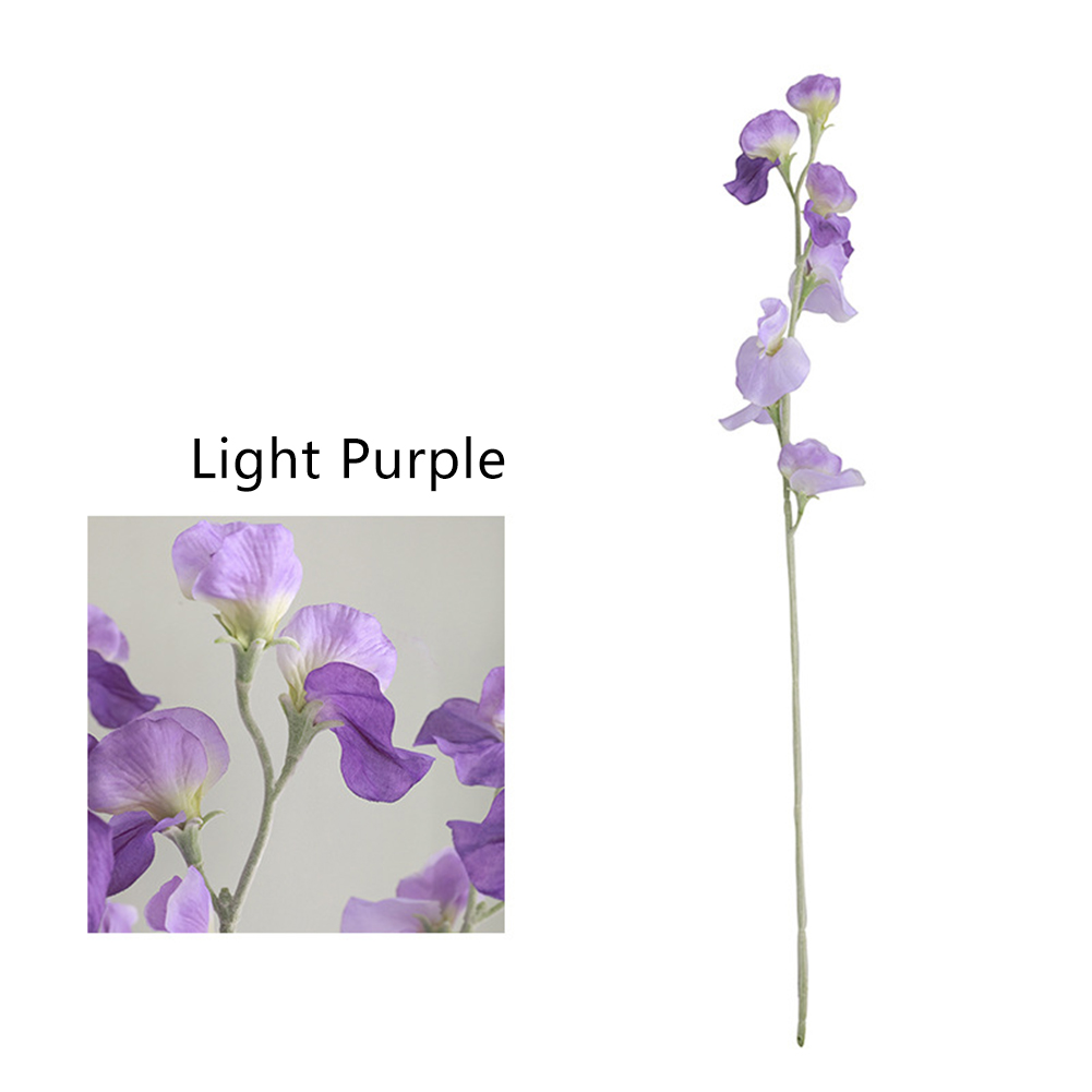 Artificial Flower Bouquet Silk Sweet Pea Artificial Plant - Image 4