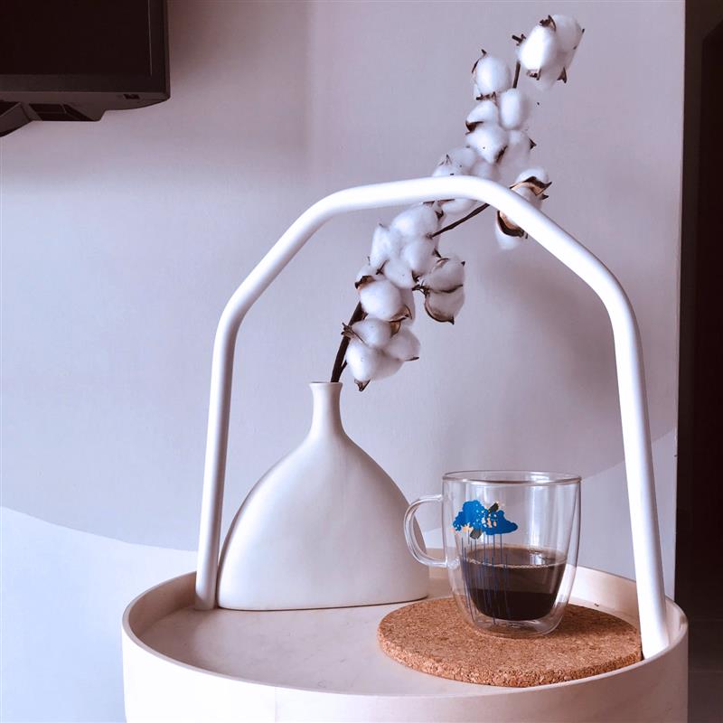 Artificial Dried Cotton Flowers White, 5pcs - Image 9