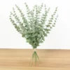 6pcs Green Artificial Eucalyptus Leaves Fake Plant Home Decoration