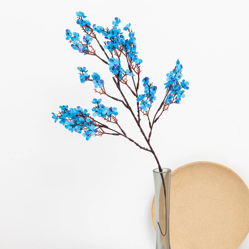 Blue Artificial Plants Long Baby's Breath Artificial Flowers Home Decoration - Image 2
