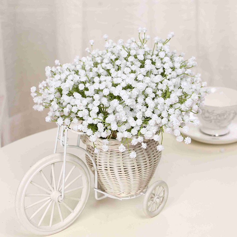 1 Bundle Artificial Gypsophila Imitation Flowers Plastic Baby Breath Bouquets - Image 3
