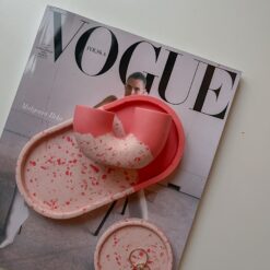 Terrazzo Set, Candleholder, Candle Plate