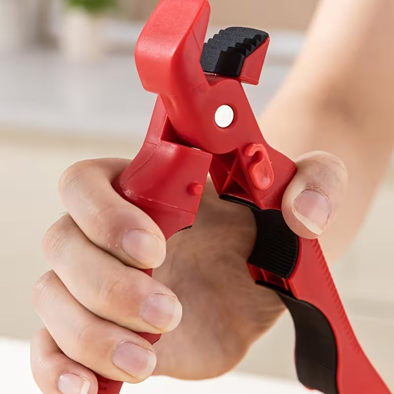 3-In-1 Heat-Resistant Kitchen Tongs Anti-Scald Clip– Can Opener, Tray Lifter, Hot Plate Gripper, - Image 3