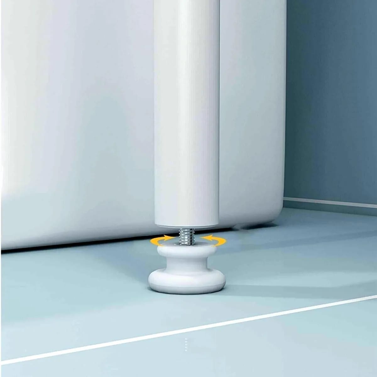 3 Layer Metal Washing Machine Storage Rack - White - Image 3