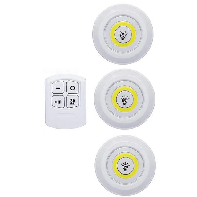 3 Pcs Dimmable LED Under Cabinet Light with Remote Control - Image 7