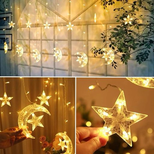 3.5M LED Star and Moon String Lights - Decorative Ramadan Ambiance Lighting for Indoor, Outdoor - Image 10