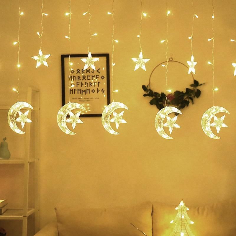 3.5M LED Star and Moon String Lights - Decorative Ramadan Ambiance Lighting for Indoor, Outdoor - Image 17
