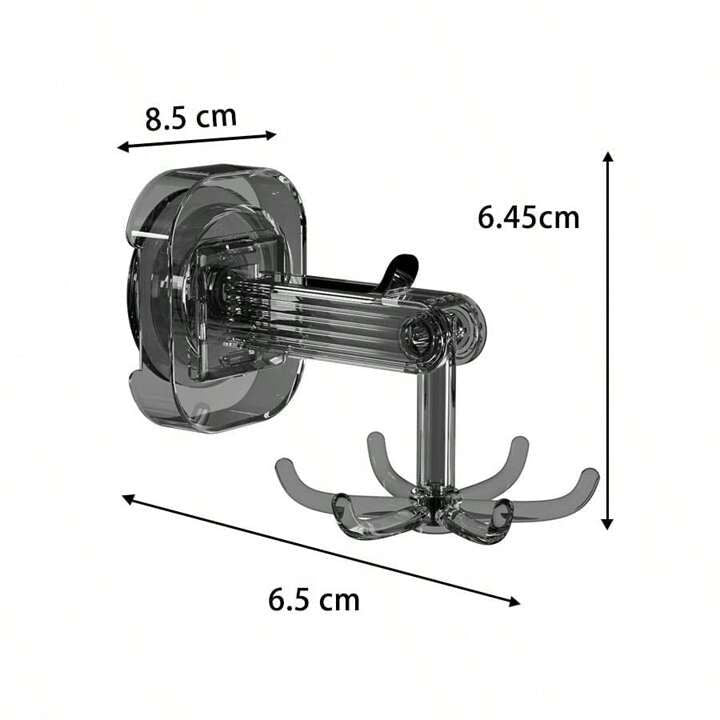 360° Rotatable Suction Cup Hook - Shower Organizer Hook for Bathroom, Kitchen - Image 14
