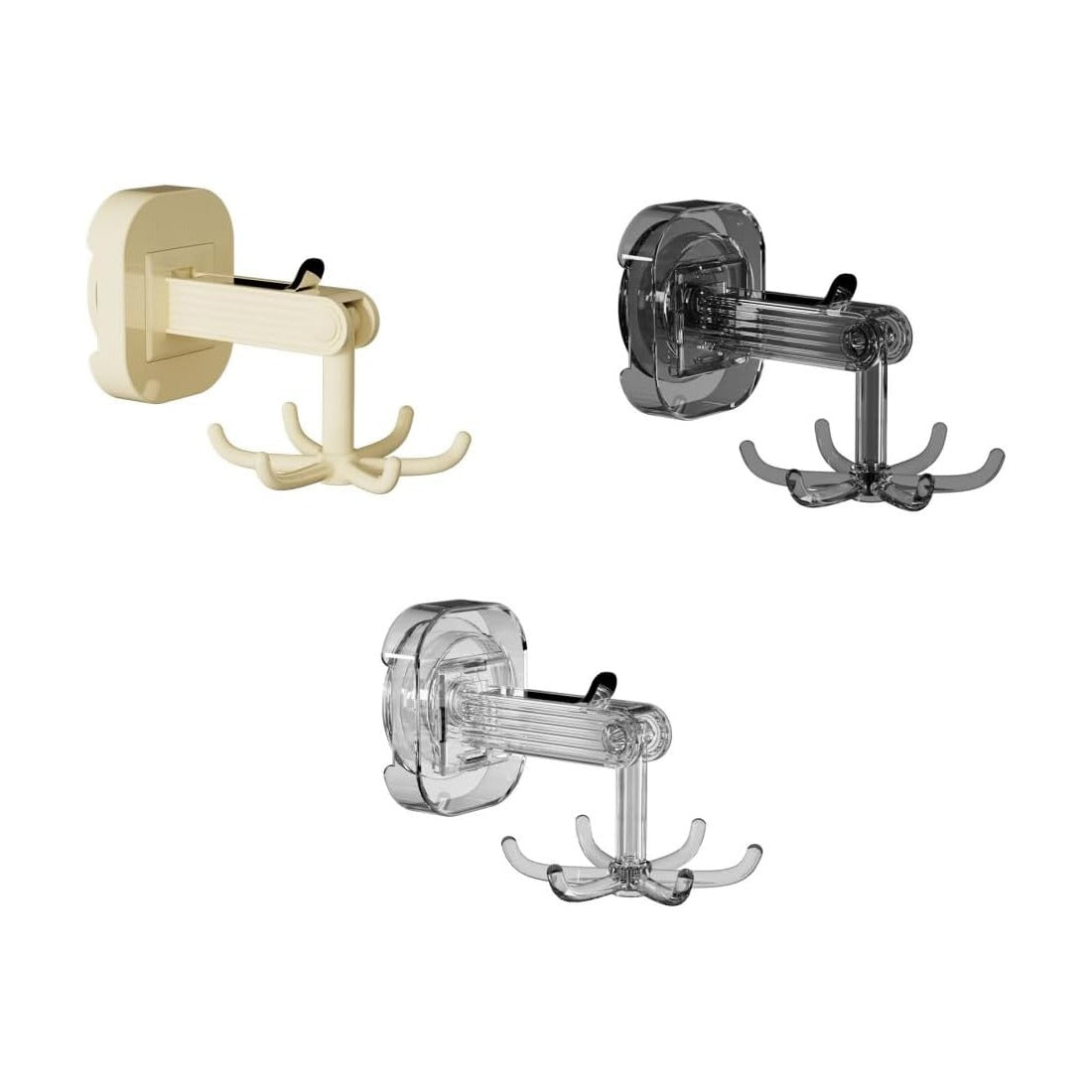 360° Rotatable Suction Cup Hook - Shower Organizer Hook for Bathroom, Kitchen - Image 15