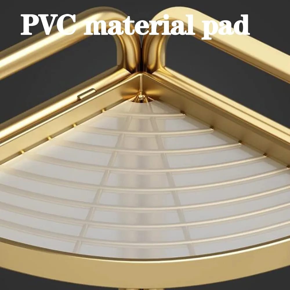 5-Tier Corner Storage Rack, Folding Shelf Stand For Bathroom, Kitchen, Living Room - Image 6