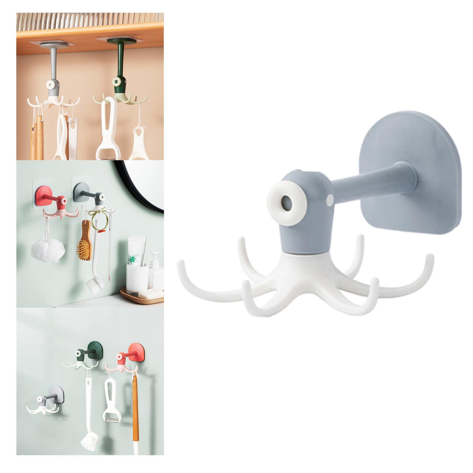 6 Claws 360° Rotatable Punch-Free Wall Mount Octopus Hook - Image 10