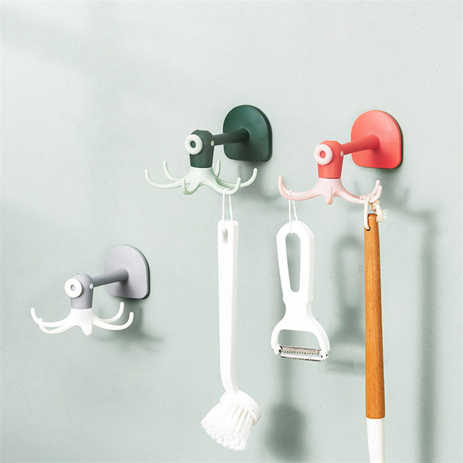 6 Claws 360° Rotatable Punch-Free Wall Mount Octopus Hook - Image 8