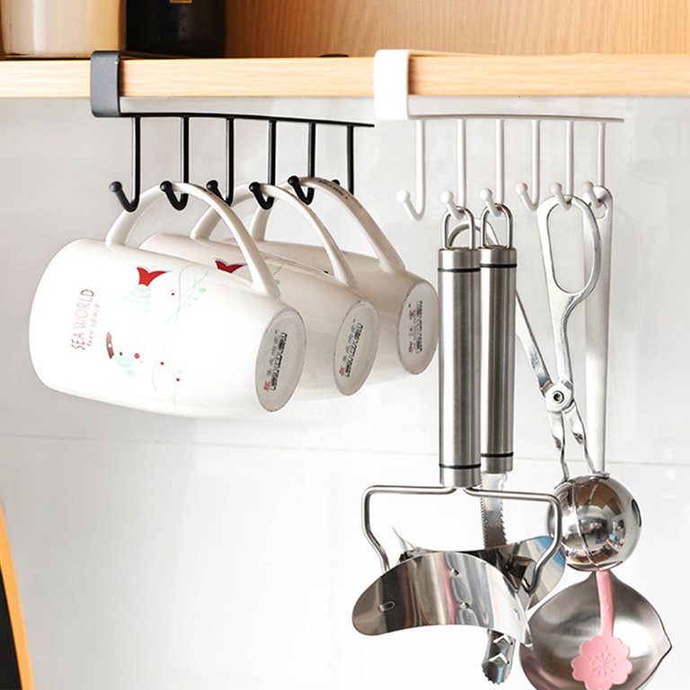 6 Hooks Multifunctional Metal Organizer Hanger - Image 3