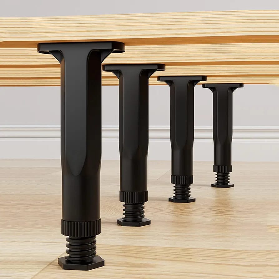Adjustable Furniture Support Legs, Centre Support Bed Replacement Leg, Bed Riser For Bed Frame
