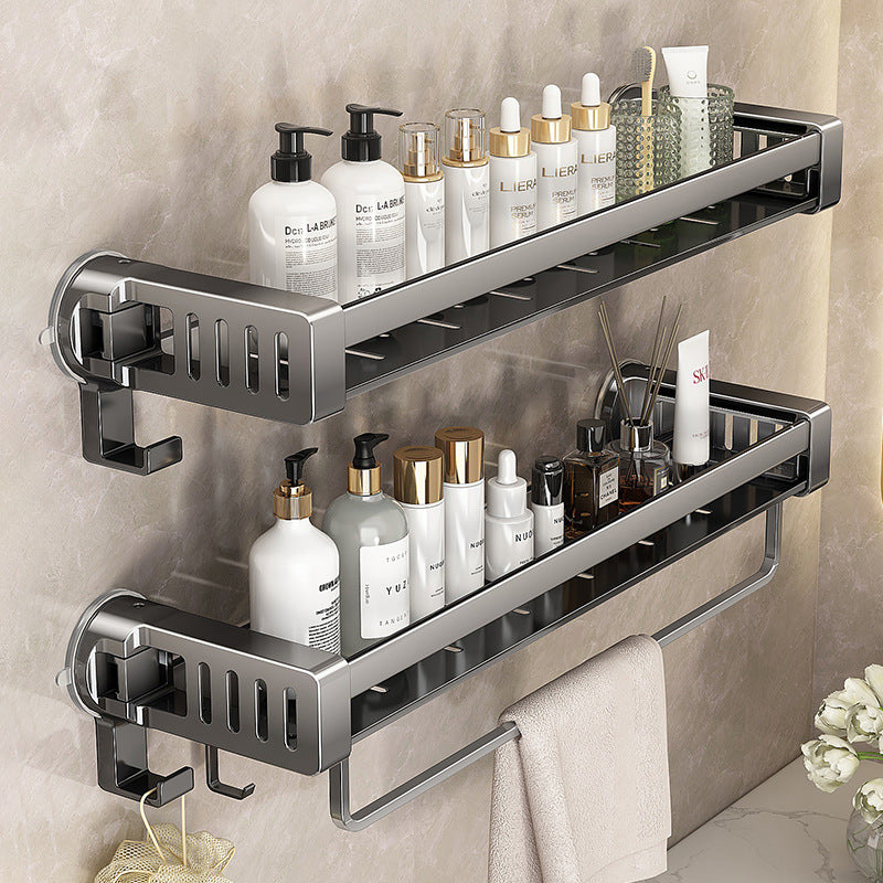 Bathroom shelf rack, Suction Cup Wall Mounted Storage Holder, Shower Shelf Organizer - Image 11