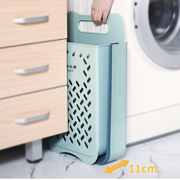 Collapsible Wall Mount Laundry Basket - Space Saving Foldable Storage - Image 6