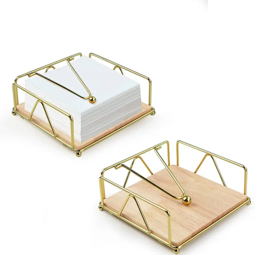 Creative Paper Towel Dispenser, Metal Napkin Holder For Table, Tissue Paper Storage Rack - Image 6