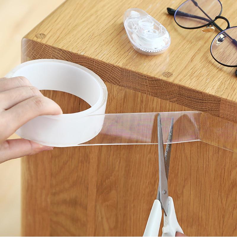 Double Sided Heavy Duty Adhesive Tape - Reusable Clear Strong Tape