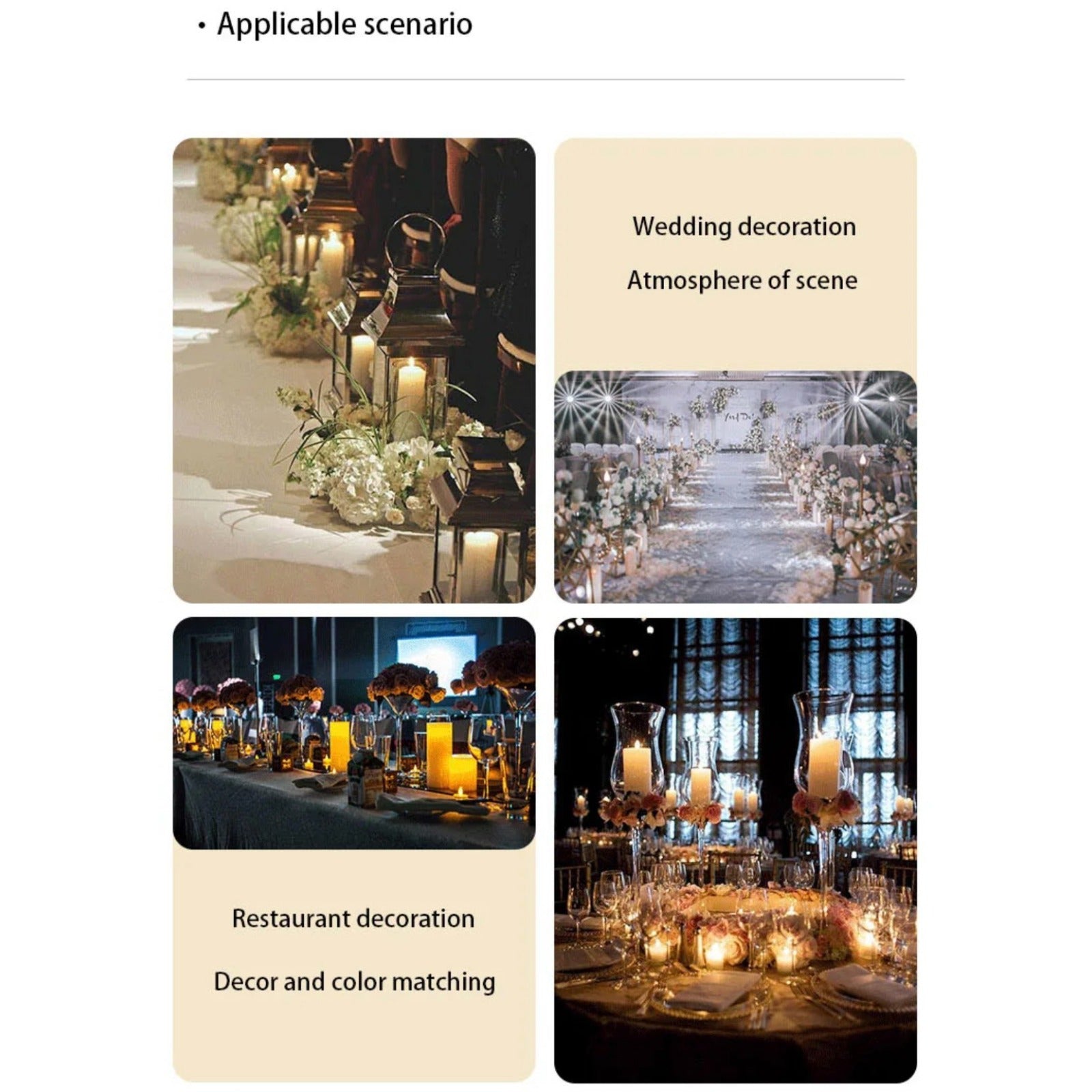 Flameless LED Candles with Remote Control and Timer - 3 Pcs/Set - Image 4