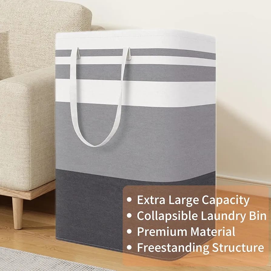 Foldable Cloth Storage Laundry Bin, Multi-functional Storage Basket For Bedroom, Babyroom - Image 8
