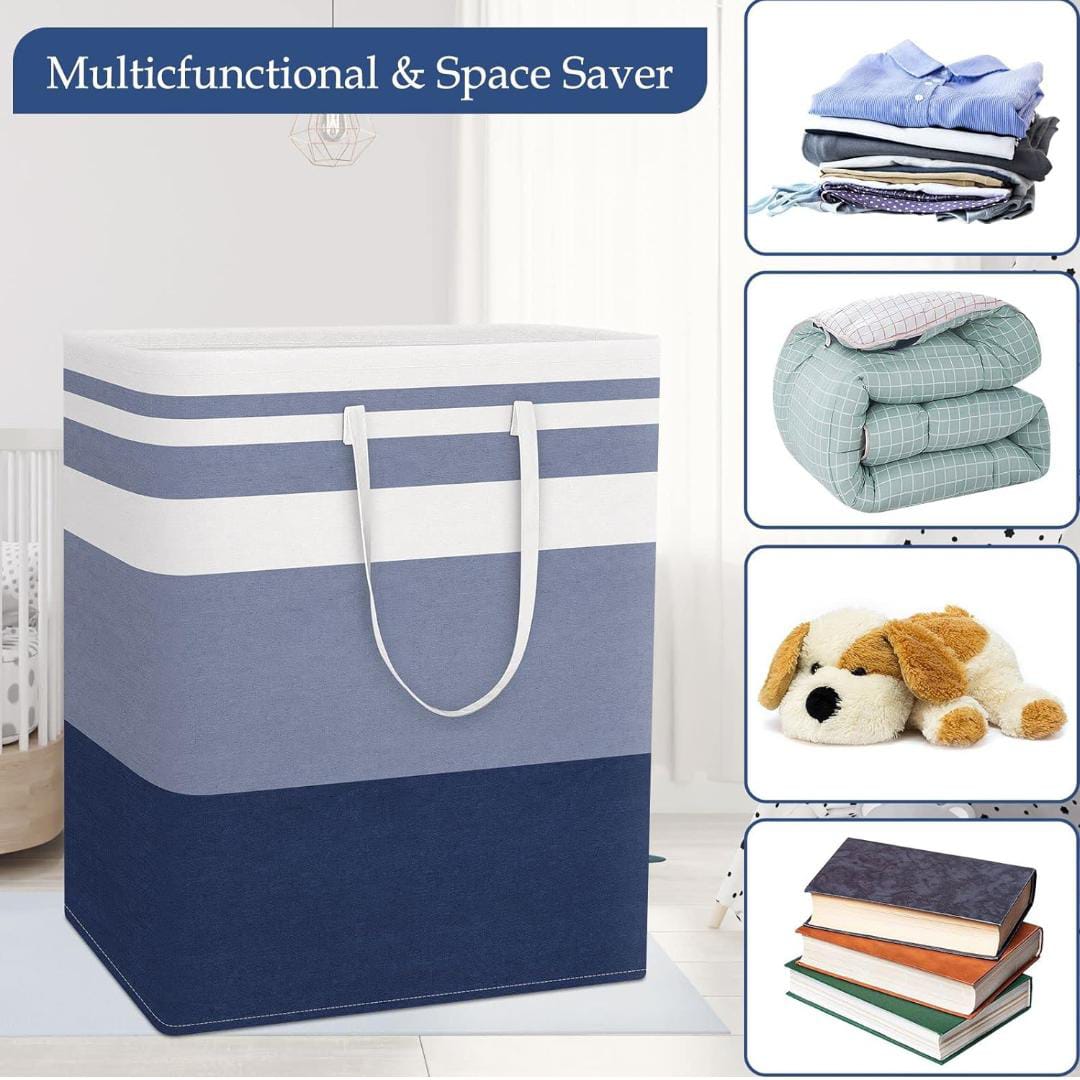 Foldable Cloth Storage Laundry Bin, Multi-functional Storage Basket For Bedroom, Babyroom - Image 10