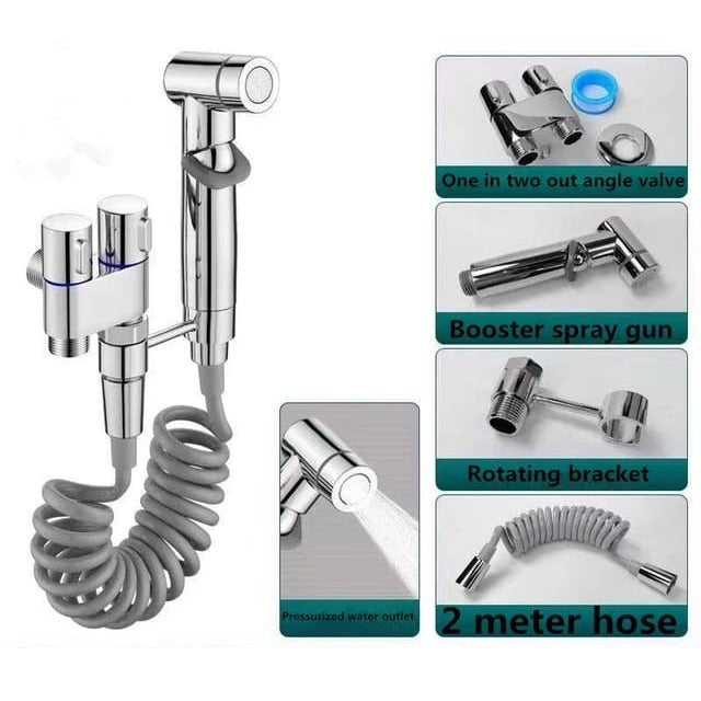 Handheld Bidet Sprayer for Toilet, Dual Control Bathroom Shower, High Pressure Toilet Faucet - Image 17