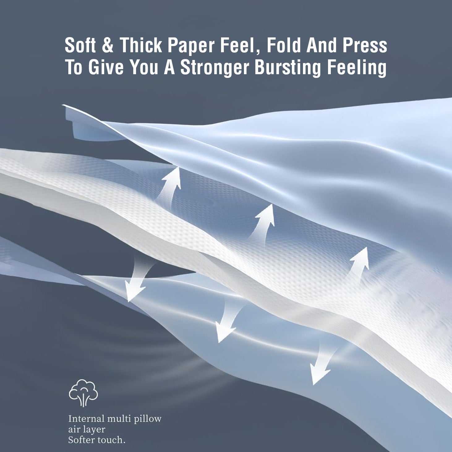 Hanging Tissue Paper 4 Pcs Pack, Napkin Paper Set - Image 3