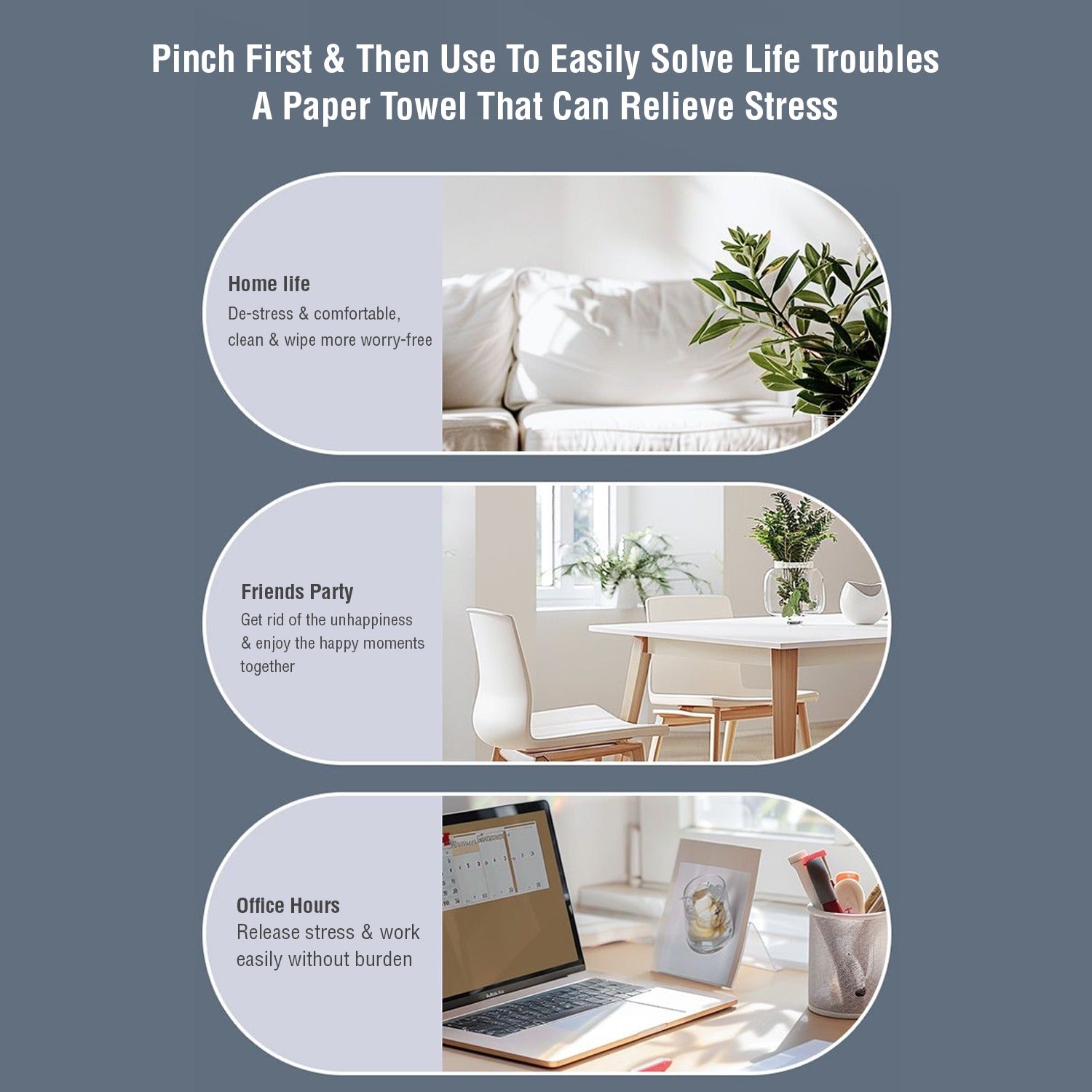 Hanging Tissue Paper 4 Pcs Pack, Napkin Paper Set - Image 11