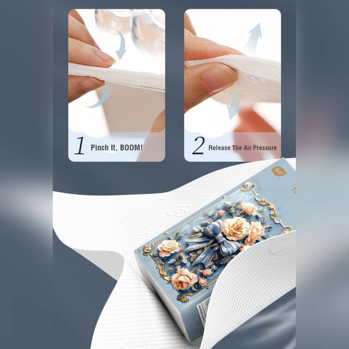 Hanging Tissue Paper 4 Pcs Pack, Napkin Paper Set - Image 4