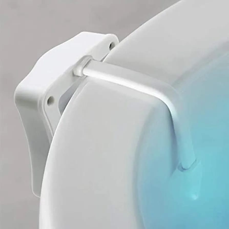 Hanging Toilet Night Lamp, Motion Activated LED Bathroom Night Light with 16 Colors - Image 8