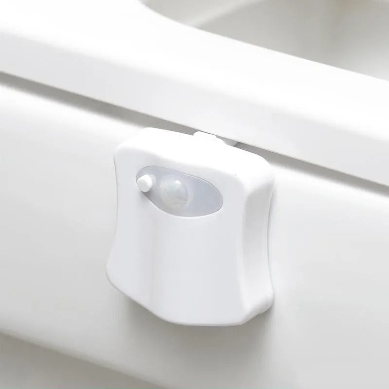 Hanging Toilet Night Lamp, Motion Activated LED Bathroom Night Light with 16 Colors - Image 9
