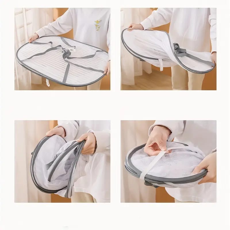 Herb Drying Rack Net, 3 Layer Hanging Mesh Net, Fruits, Veggies, Herbs, Fish Drying Rack - Image 4