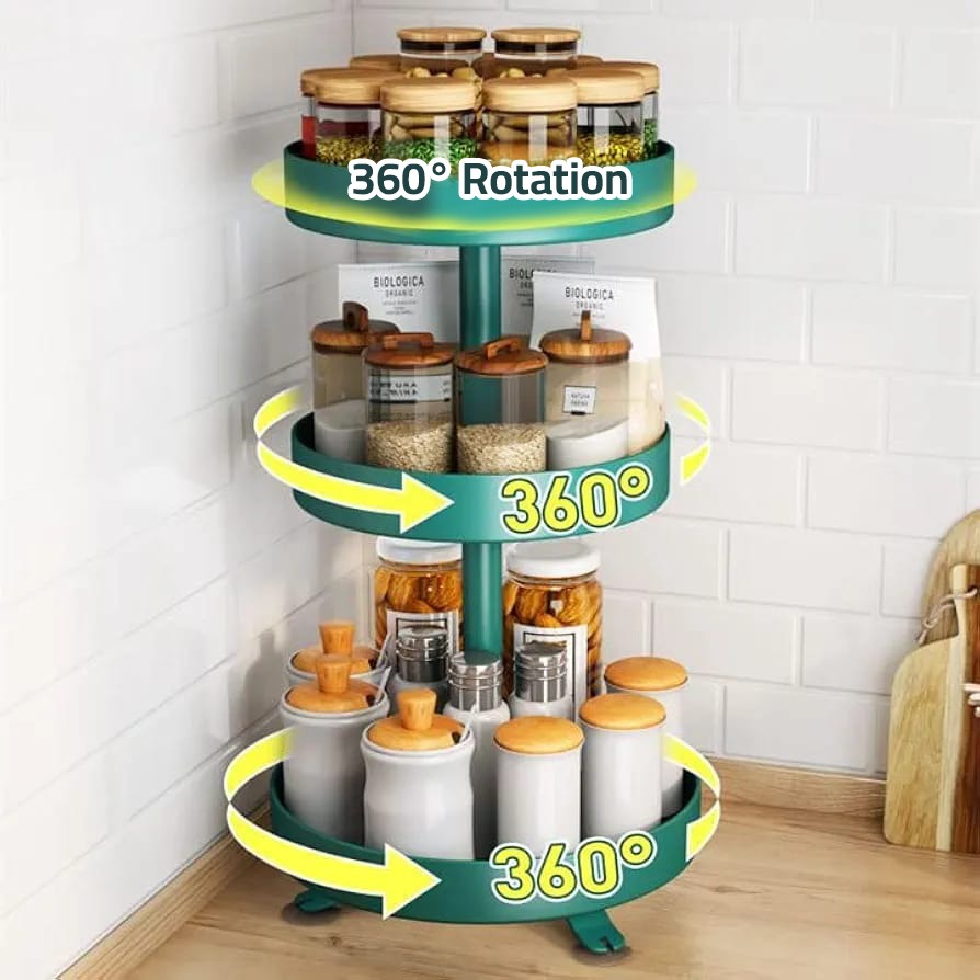 Kitchen Spice Storage Rack Organizer, Condiment Rack Shelf - Image 8