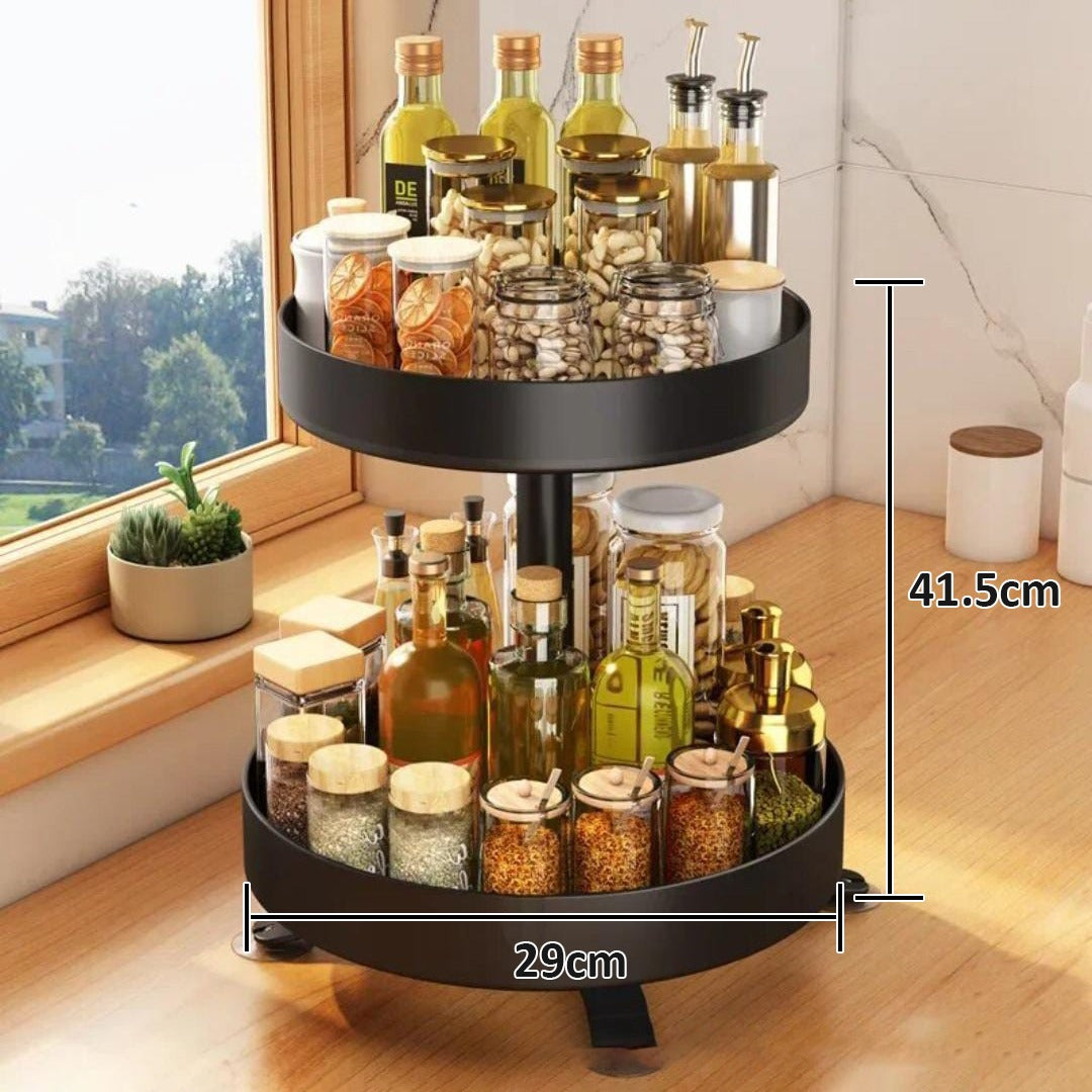Kitchen Spice Storage Rack Organizer, Condiment Rack Shelf - Image 3