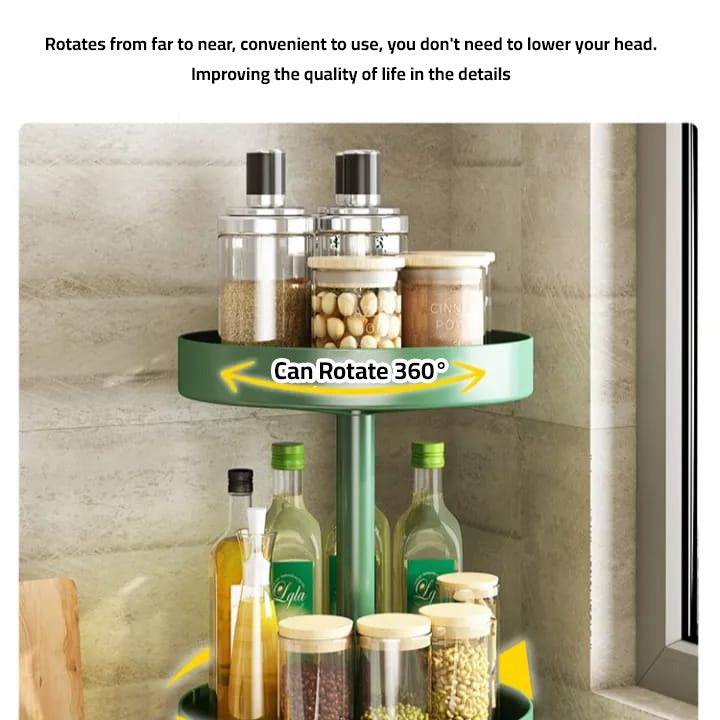 Kitchen Spice Storage Rack Organizer, Condiment Rack Shelf - Image 7