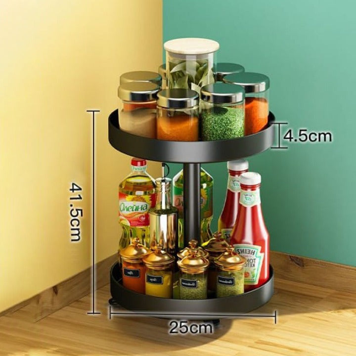 Kitchen Spice Storage Rack Organizer, Condiment Rack Shelf - Image 12