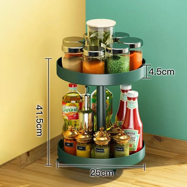 Kitchen Spice Storage Rack Organizer, Condiment Rack Shelf - Image 9