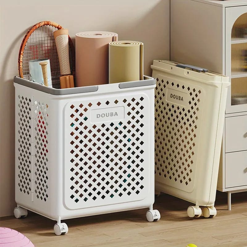 Large Capacity Laundry Basket, Foldable Moving Laundry Containers - Image 5