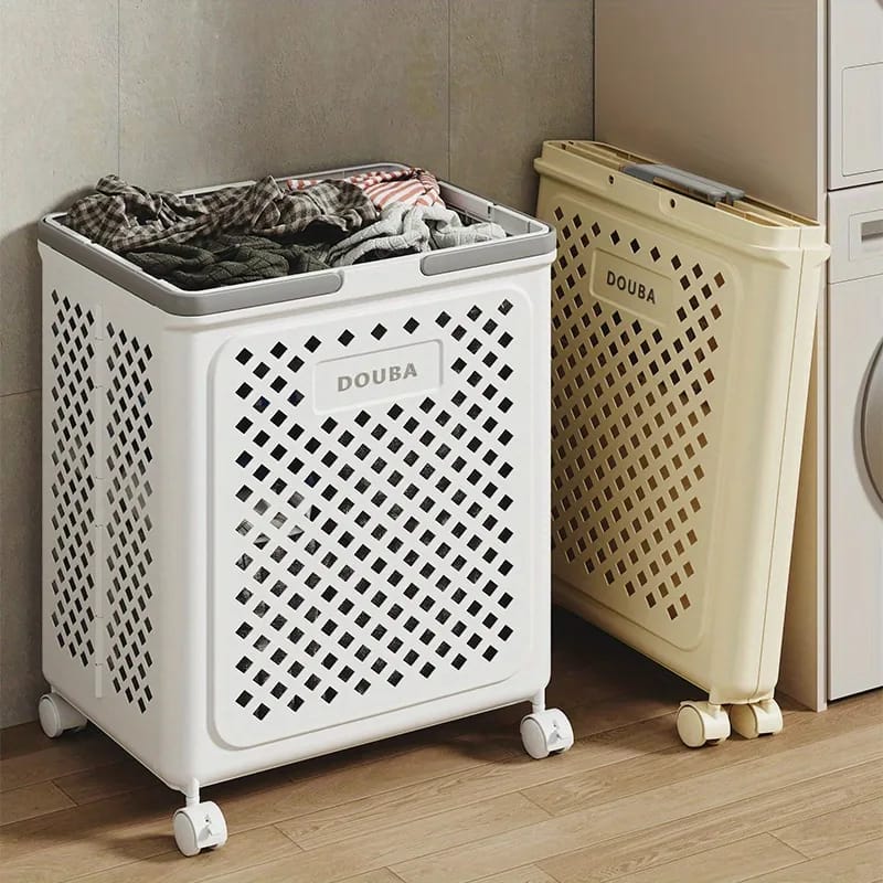 Large Capacity Laundry Basket, Foldable Moving Laundry Containers - Image 7