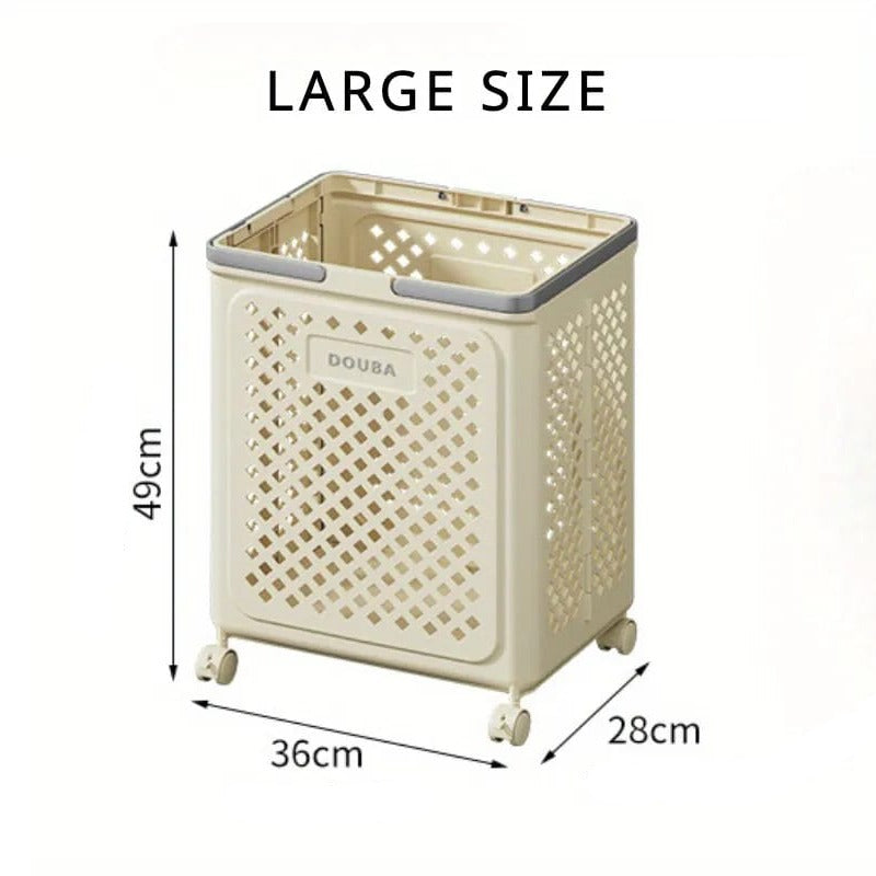 Large Capacity Laundry Basket, Foldable Moving Laundry Containers - Image 9