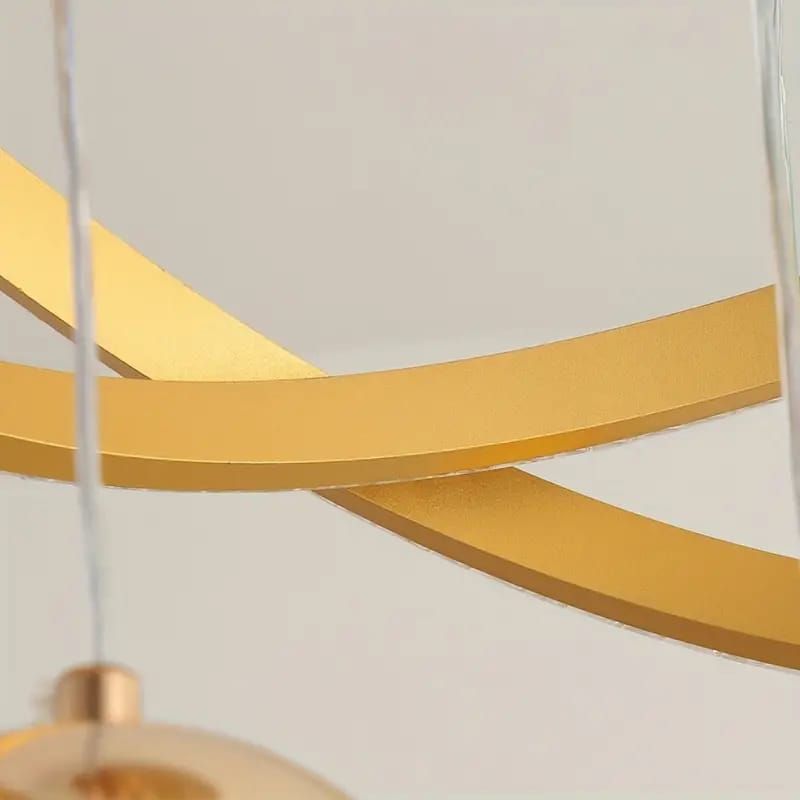 Modern Chandelier Pendant Indoor Lamp, LED Ceiling Decor Light With Remote - Image 8