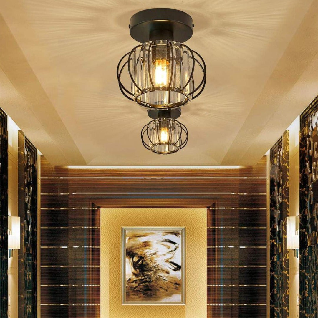 Modern Crystal LED Ceiling Lampshade, Mini Crystal chandelier Indoor Lighting Home Decor