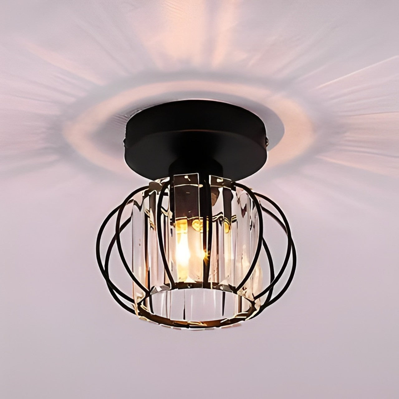 Modern Crystal LED Ceiling Lampshade, Mini Crystal chandelier Indoor Lighting Home Decor - Image 13